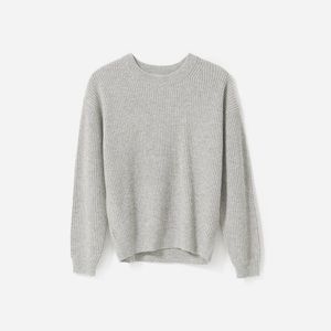 •Everlane• round ribbed cashmere crew